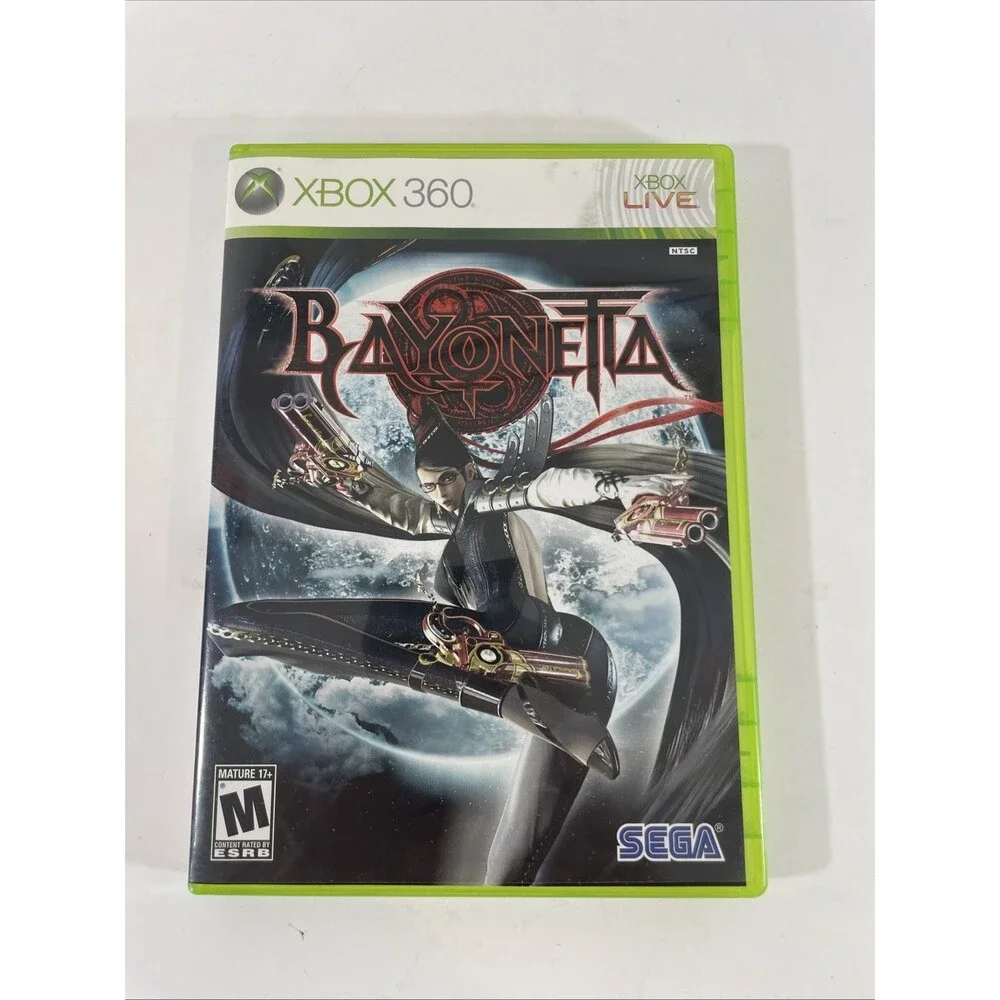 Bayonetta (Xbox 360, 2010) Complete In Box Manual CIB